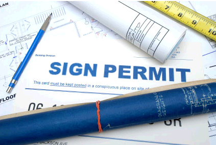 how to get a sign permit in Escondido CA